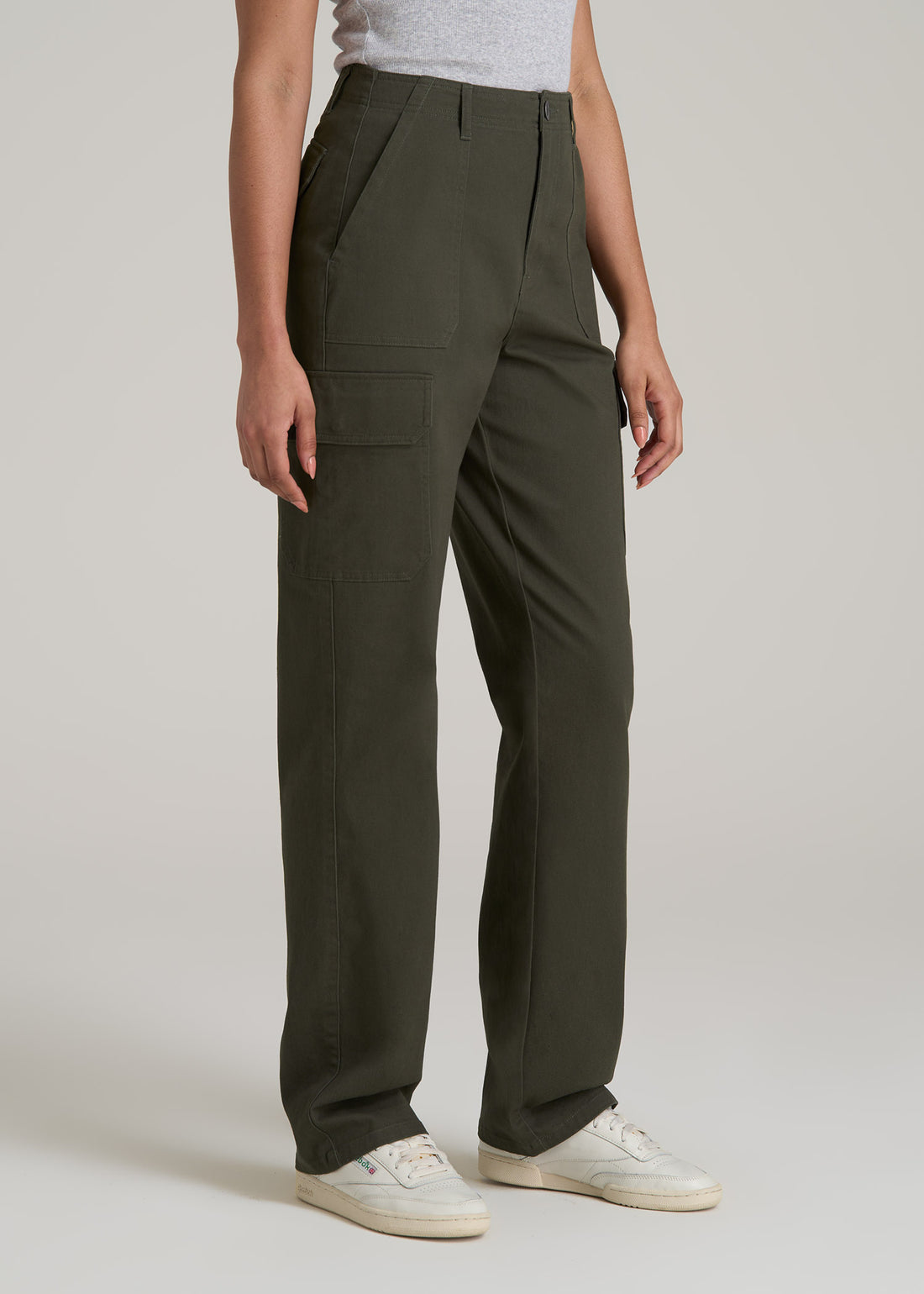 Straight-Leg Chino Cargo Pants main image 1