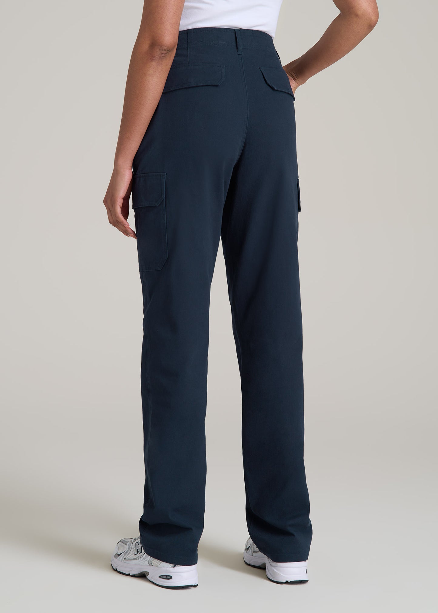 Straight Leg Cargo Chino Pants for Tall Women | American Tall