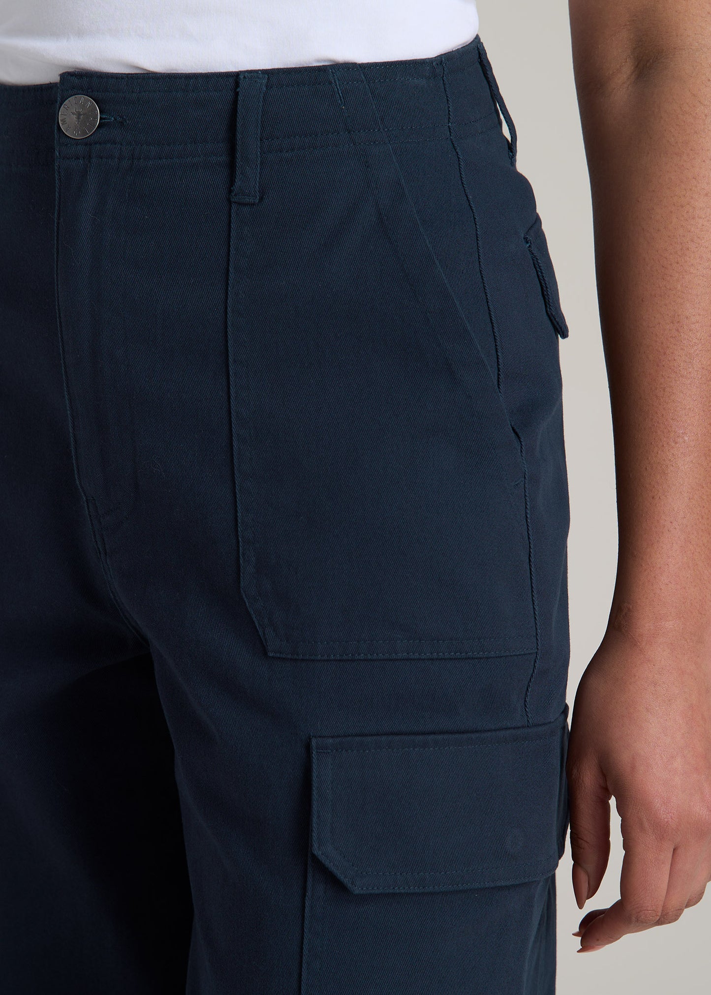 Straight Leg Cargo Chino Pants for Tall Women | American Tall