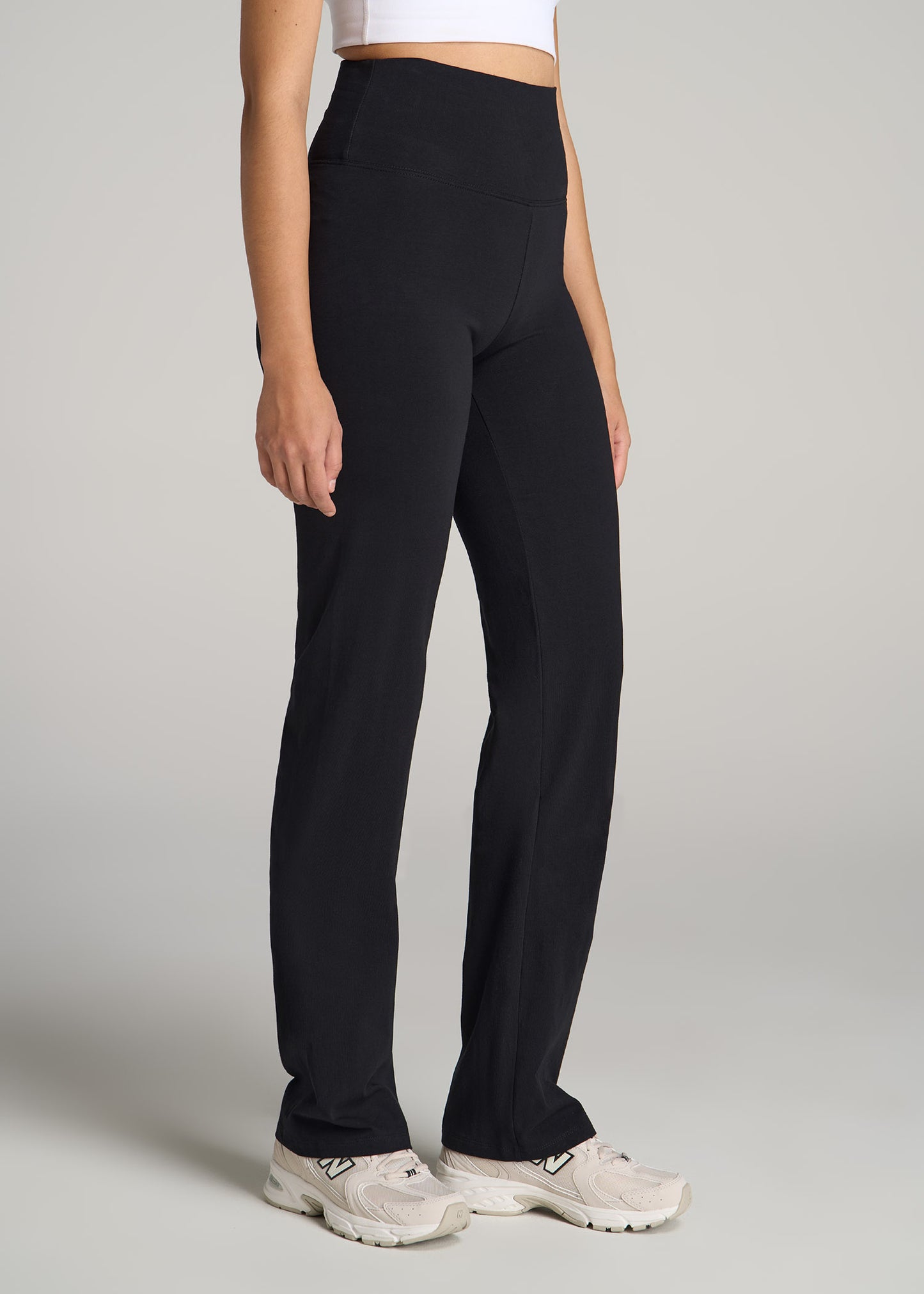  Side Pockets,Womens Straight Leg Yoga Pants Slim Fit Workout  Pants,37,Black,S
