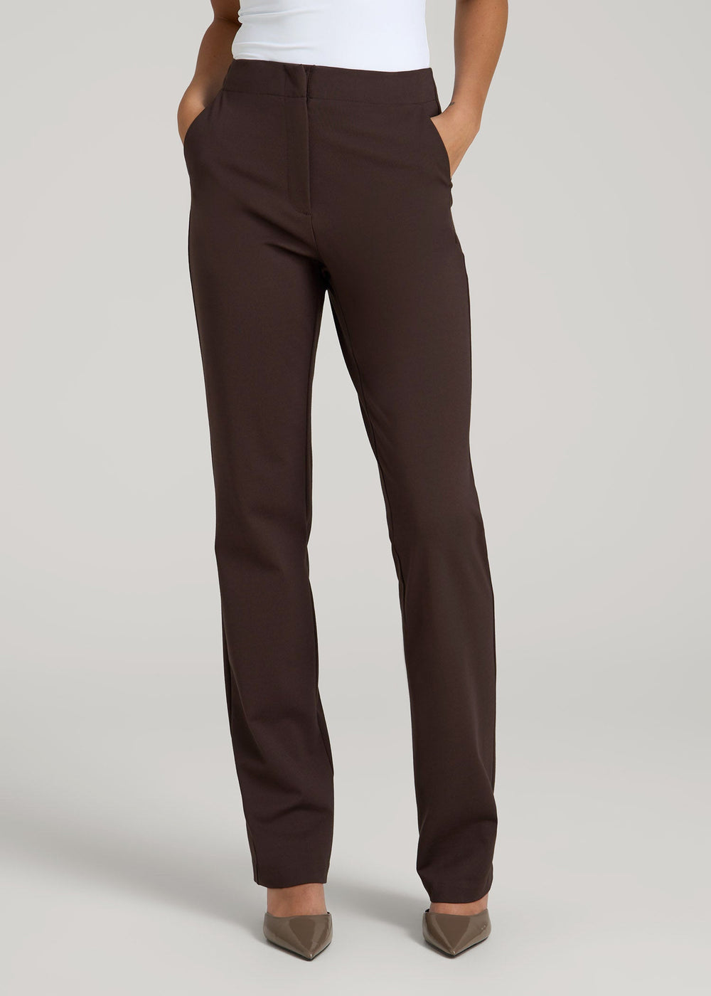 Women's Tall Straight Leg Dress Pants