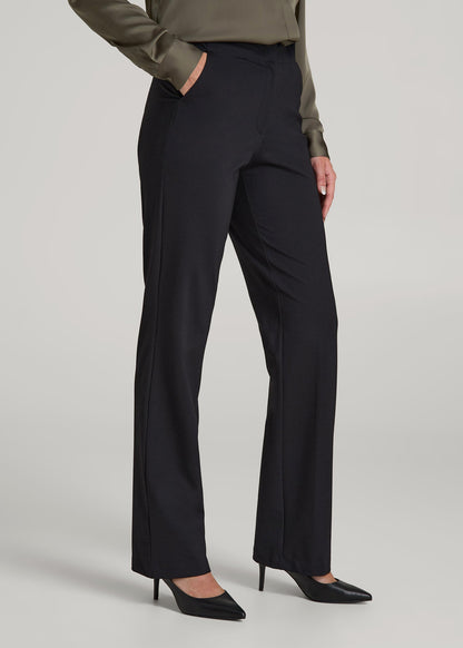 Freedom Flex Straight Leg Dress Pants for Tall Women in Black