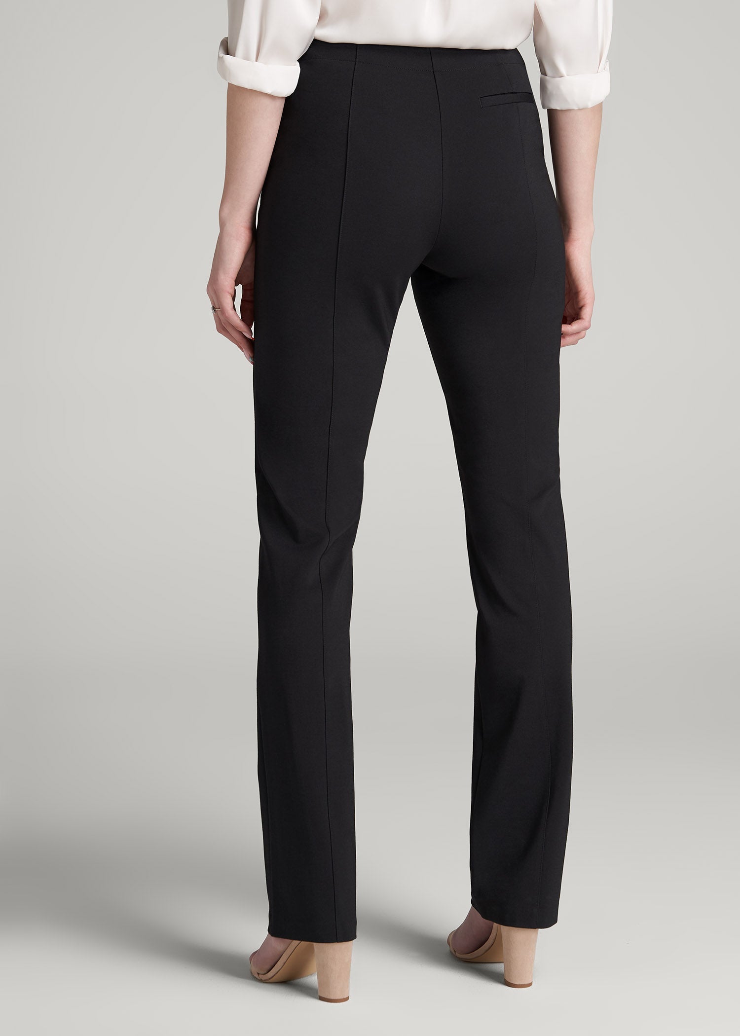 Freedom Flex Slim Straight Leg Dress Pants for Tall Women in Black 10 / Tall / Black Freedom Flex Slim Straight Leg Dress Pants for Tall Women in Black 10 / Tall / Black