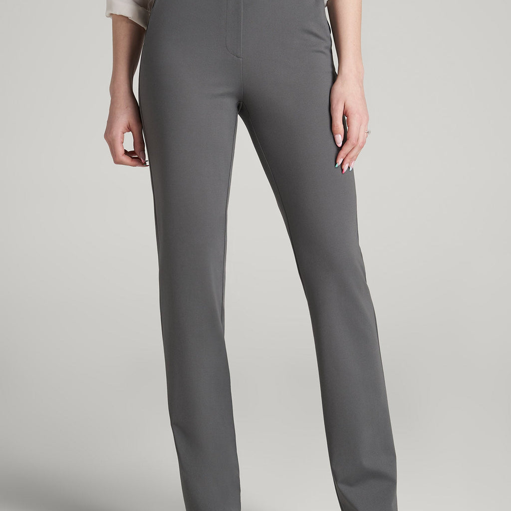 light grey womens dress pants Light Grey Oversized Blazer & Wide Leg Pants Set: Modern Women's Suit