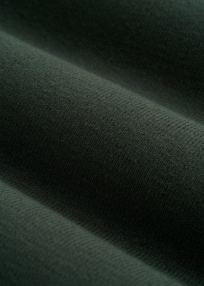 Structured Knit Short Sleeve Polo Dress for Tall Women in Boreal Forest