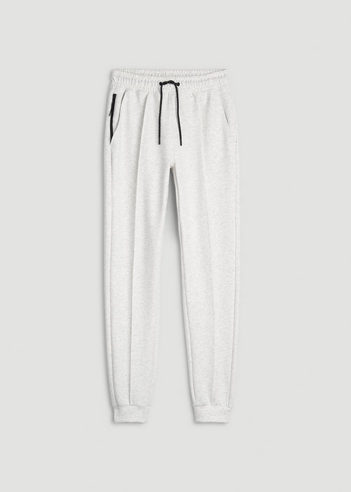 Tech Motion Pin Tuck Jogger for Tall Women in Heather Frost