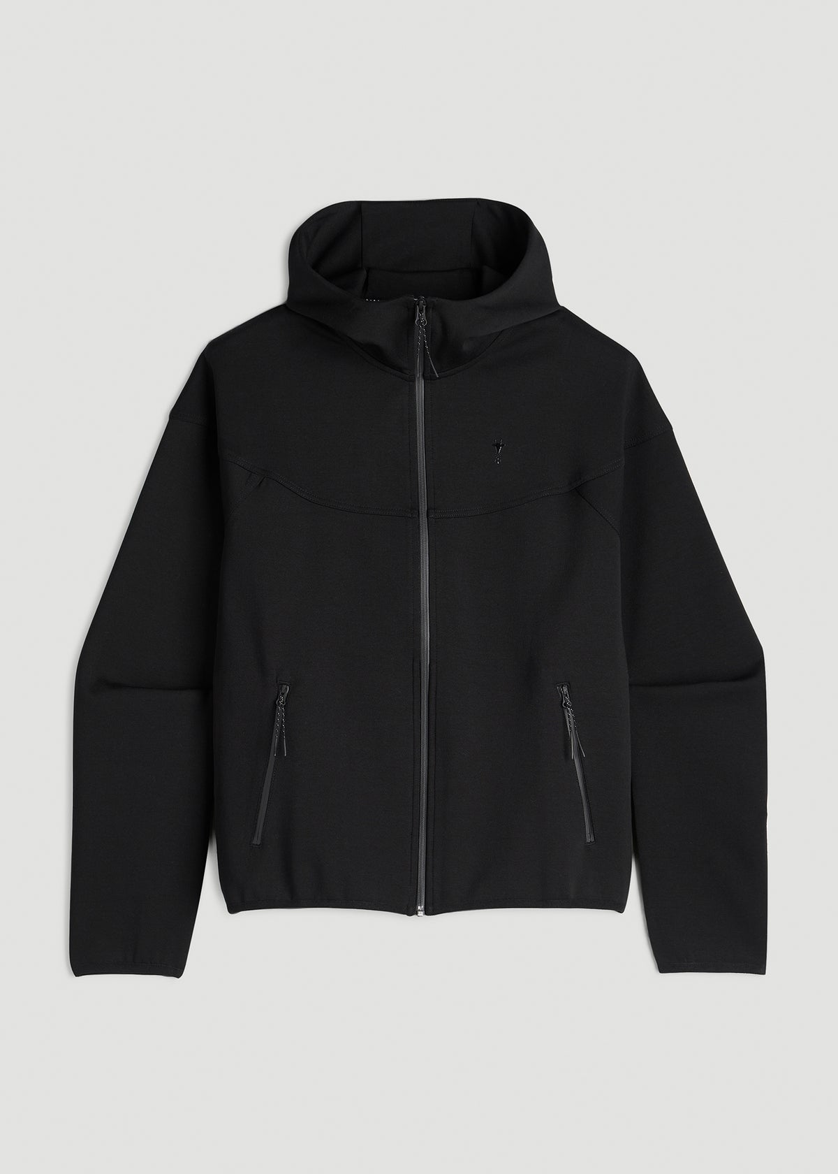 Tech Motion Zip Hoodie for Tall Women in Black