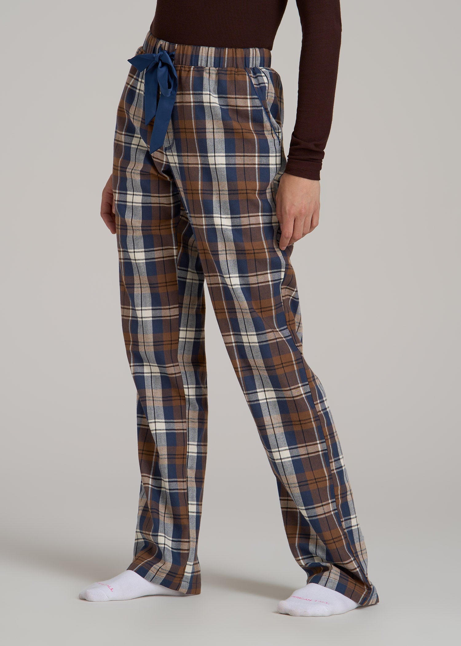 Open-Bottom Flannel Women's Tall Pajama Pants American Tall