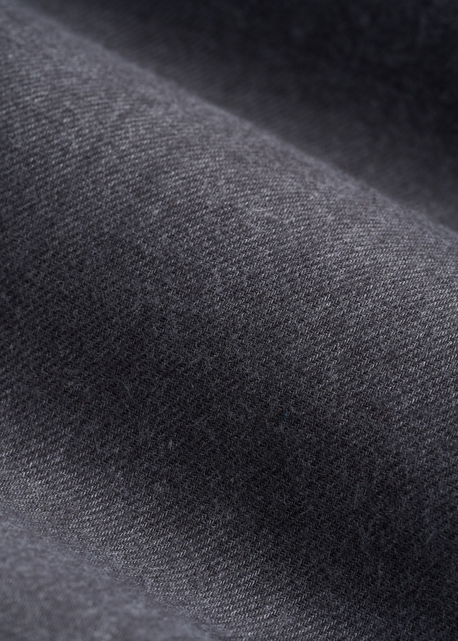 Open-Bottom Flannel Pajama Pants for Tall Women in Charcoal Flannel