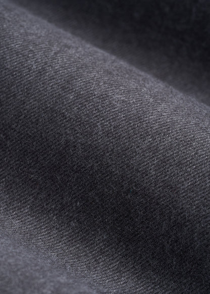 Open-Bottom Flannel Pajama Pants for Tall Women in Charcoal Flannel