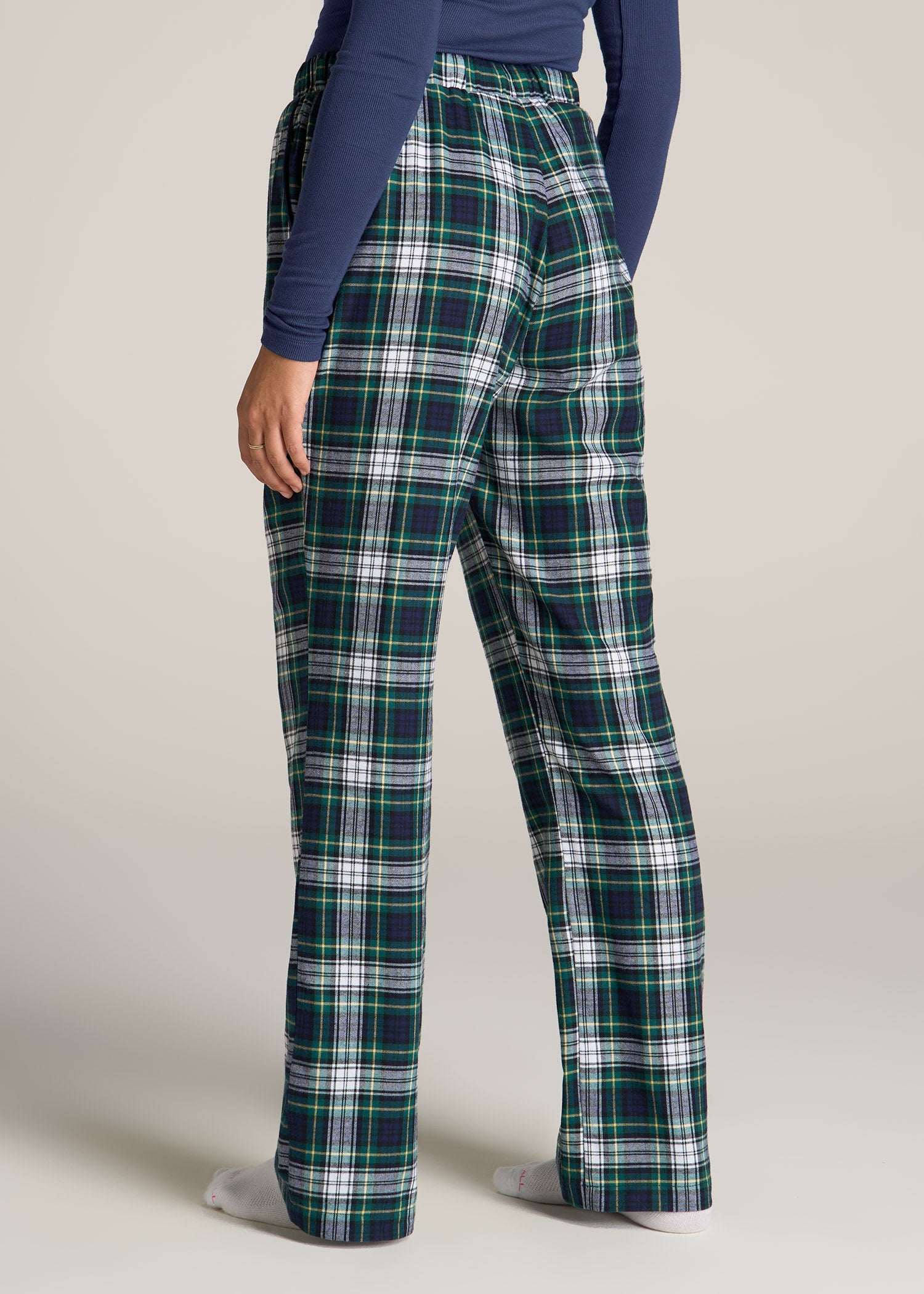 Plaid Pajama Pants Tall Fleece Pyjamas Flannel Pajama Bottoms Pjs