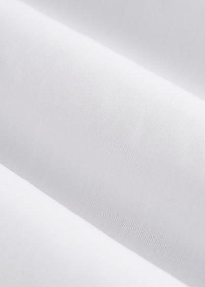 Tiered Cotton Maxi Skirt for Tall Women in White