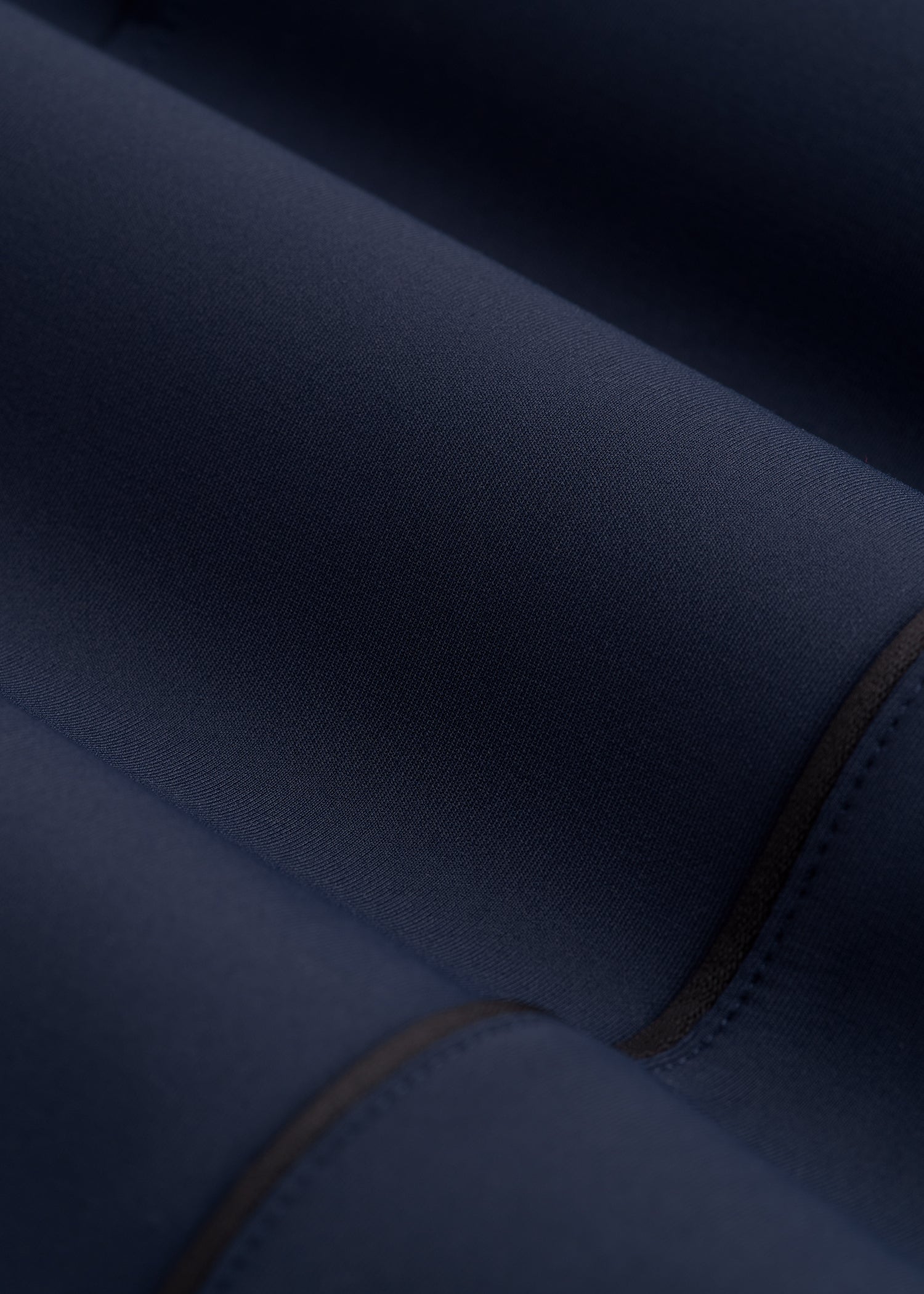 Track Pants with Piping for Tall Women in Navy