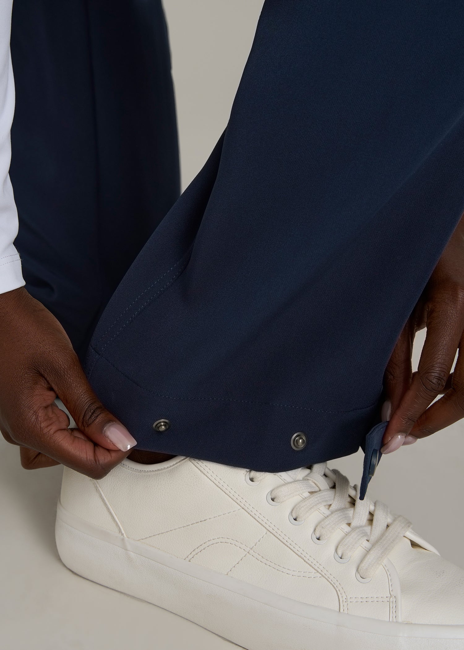 Traveler Cargo Pants for Tall Women in Navy