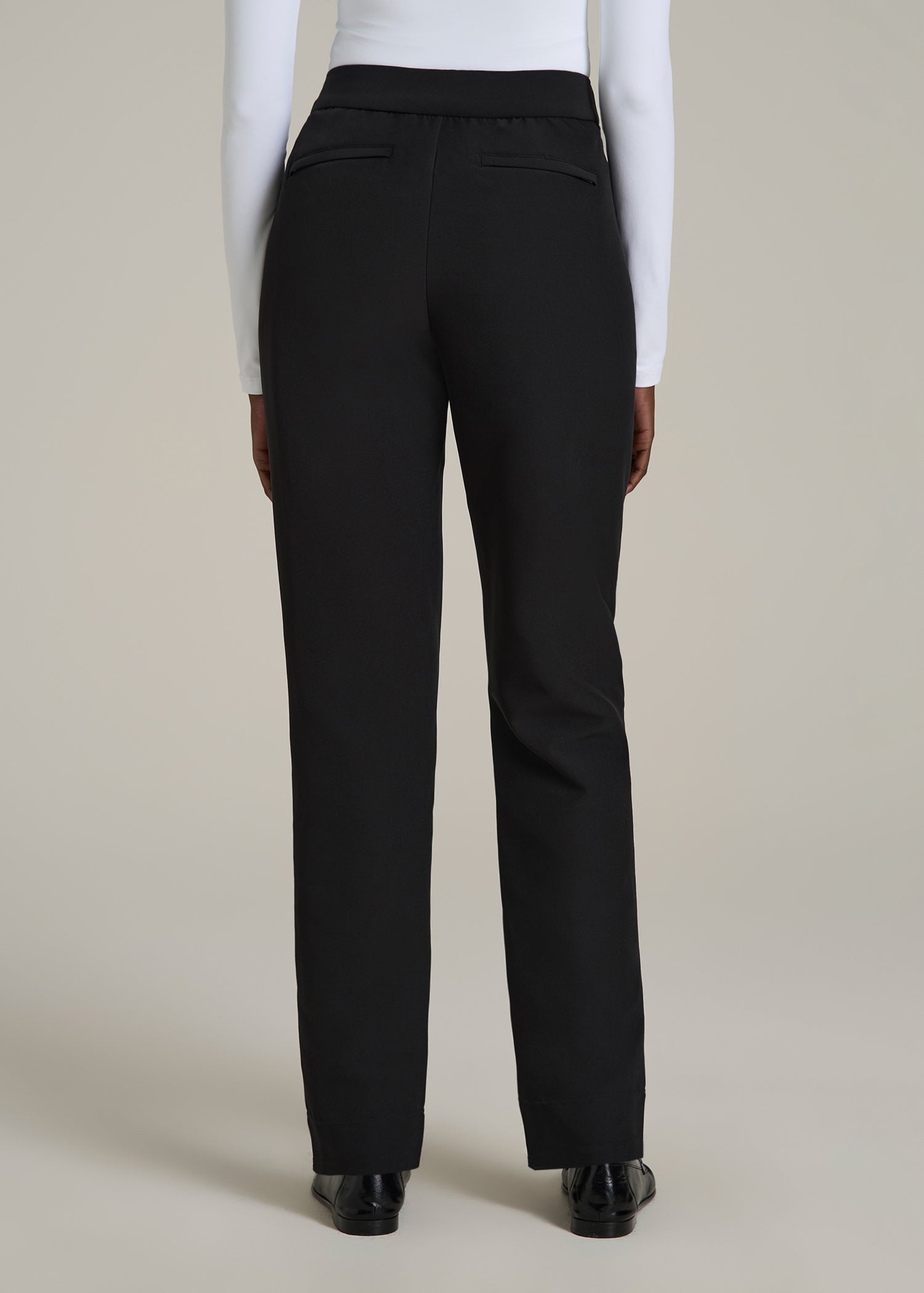 Traveler Tapered Fit Pant for Tall Women in Black