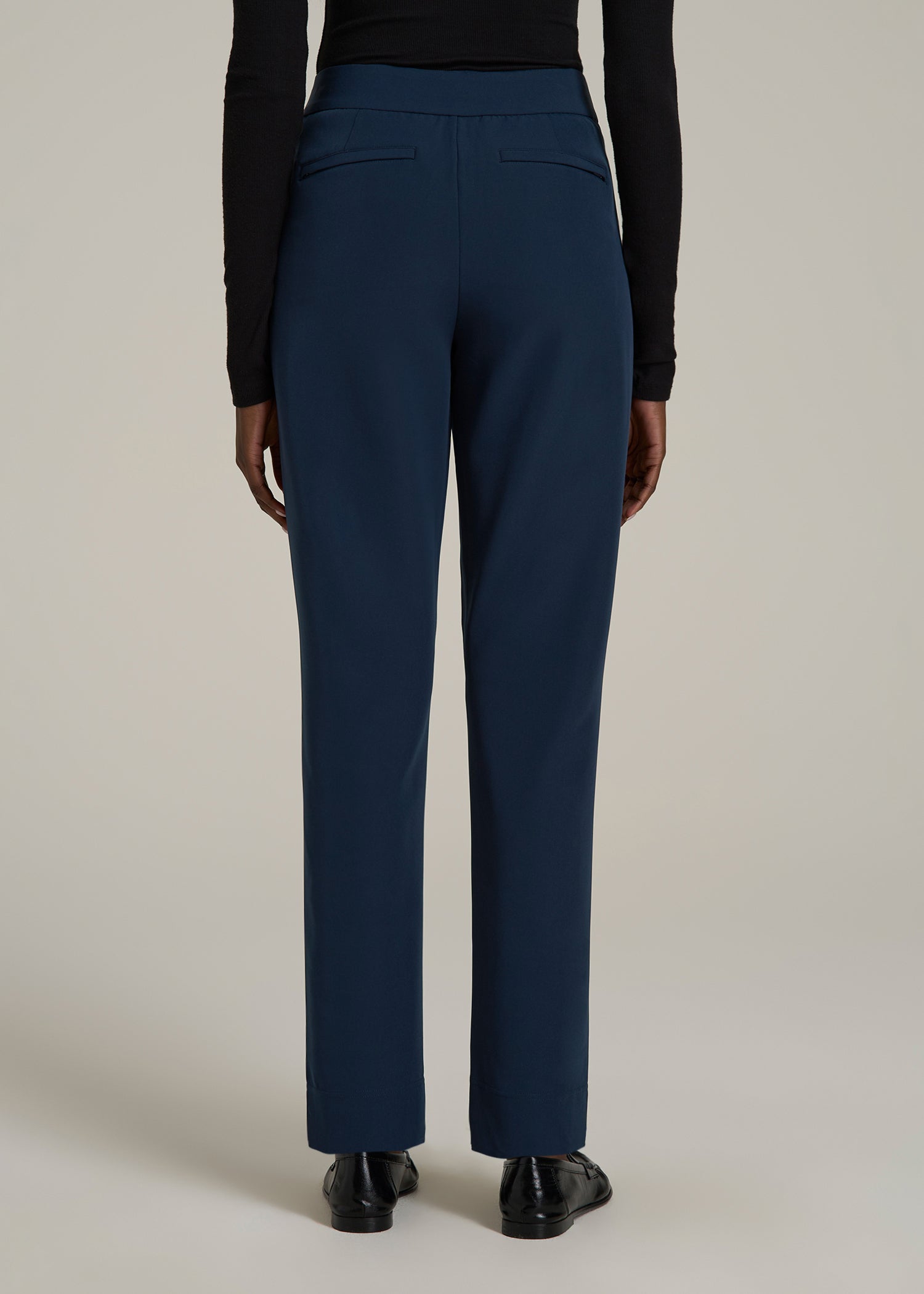 Traveler Tapered Fit Pant for Tall Women in Navy