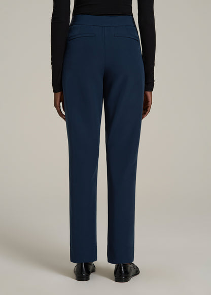 Traveler Tapered Fit Pant for Tall Women in Navy