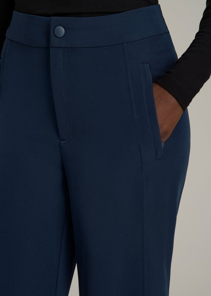 Traveler Tapered Fit Pant for Tall Women in Navy
