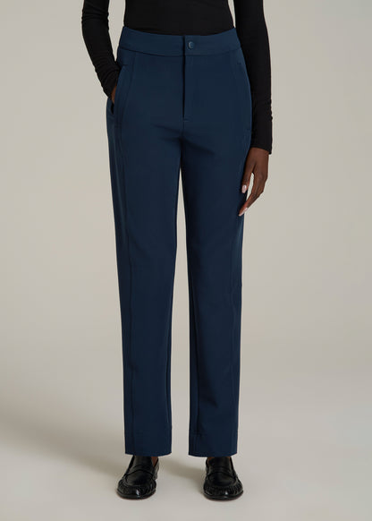 Traveler Tapered Fit Pant for Tall Women in Navy