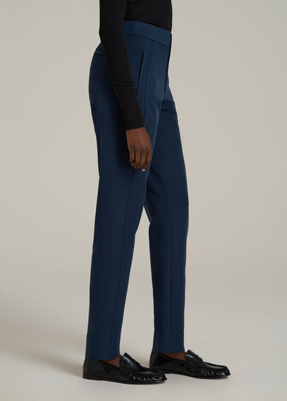 Traveler Tapered Fit Pant for Tall Women in Navy
