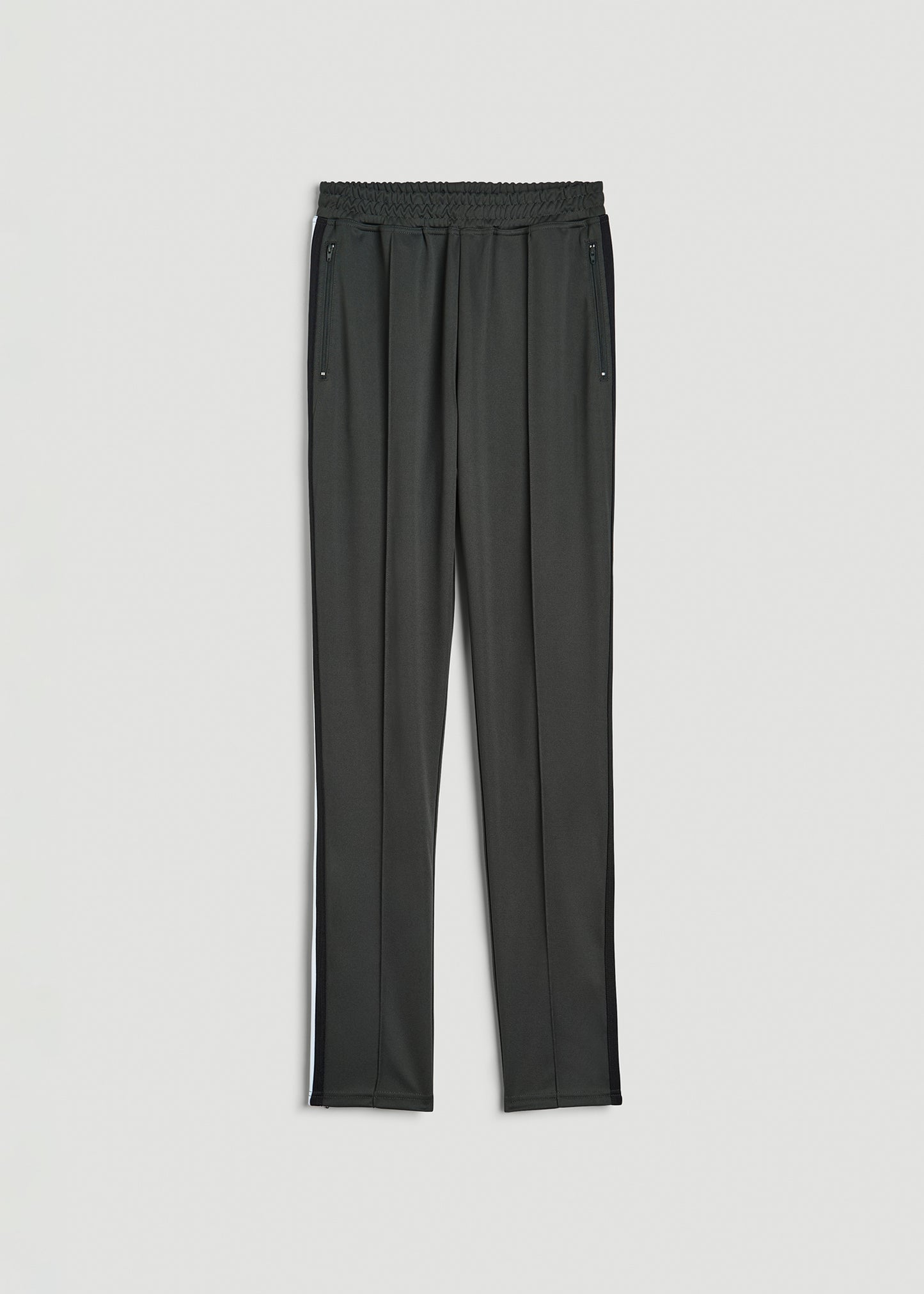 Athletic Stripe Pants for Tall Women in Pine Grove and Black