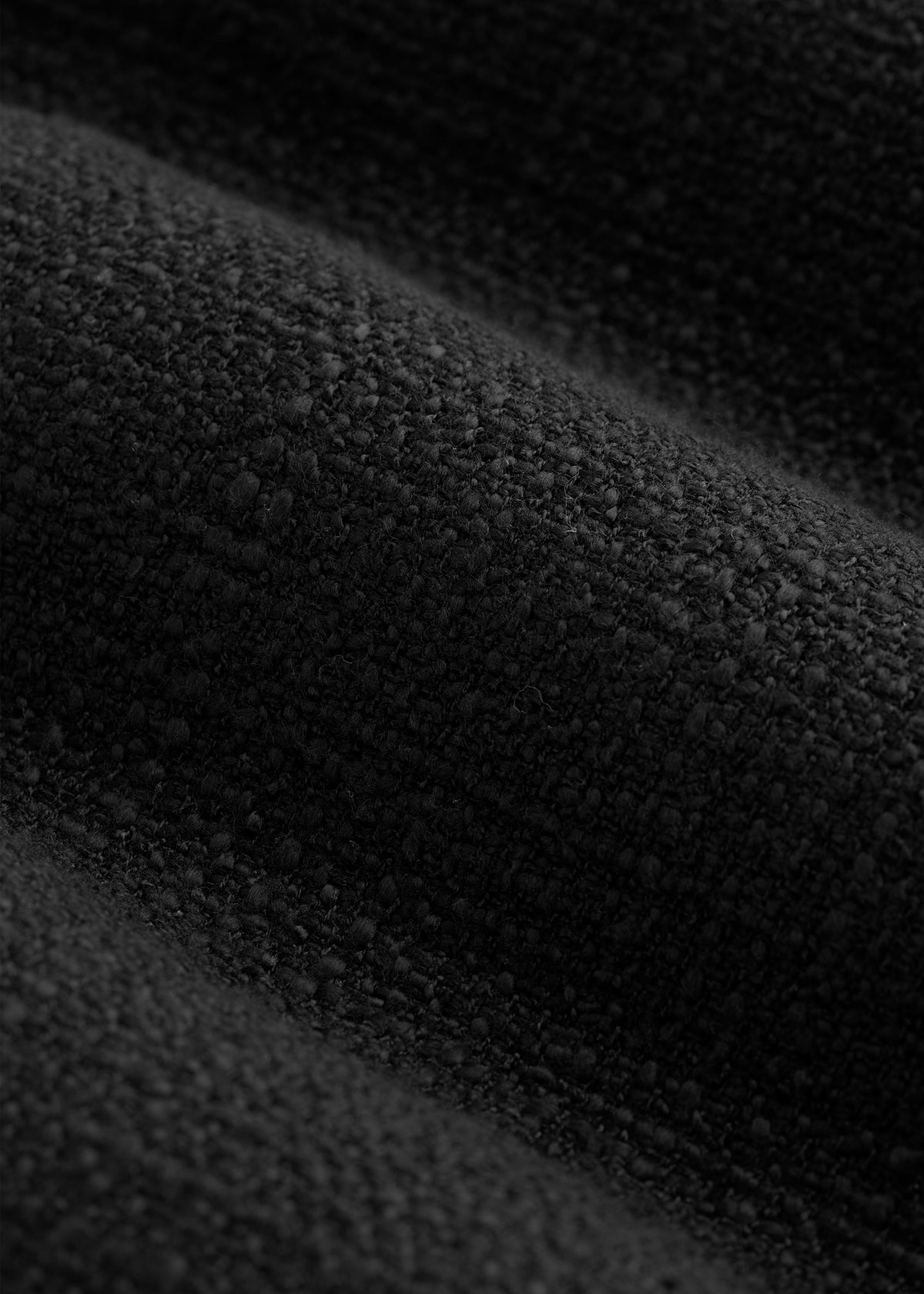 Tweed Pencil Skirt for Tall Women in Black