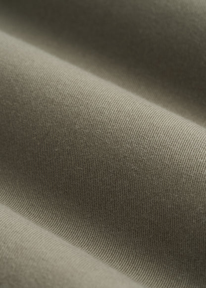 Twill Jogger Pants for Tall Women in Olive