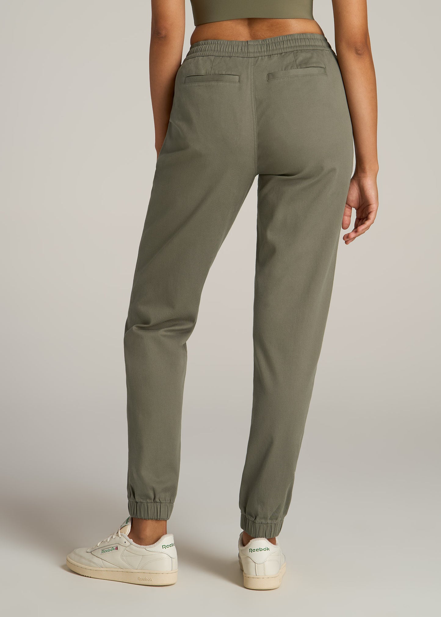 American-Tall-Women-Twill-Jogger-Pant-Olive-back