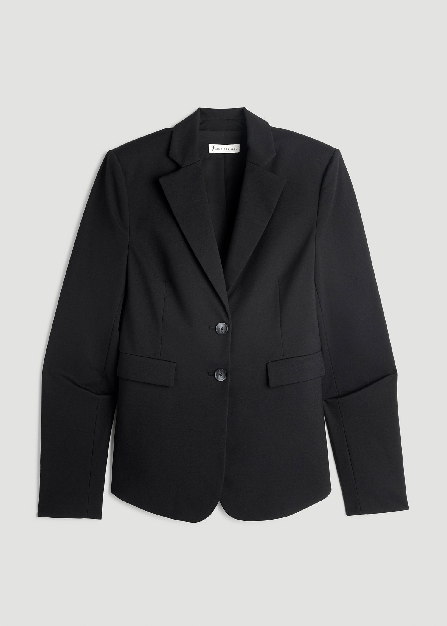 SLIM-FIT Two Button Blazer for Tall Women in Black