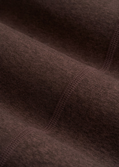 Ultra Soft Athletic Zip Up Jacket for Tall Women in Espresso Mix