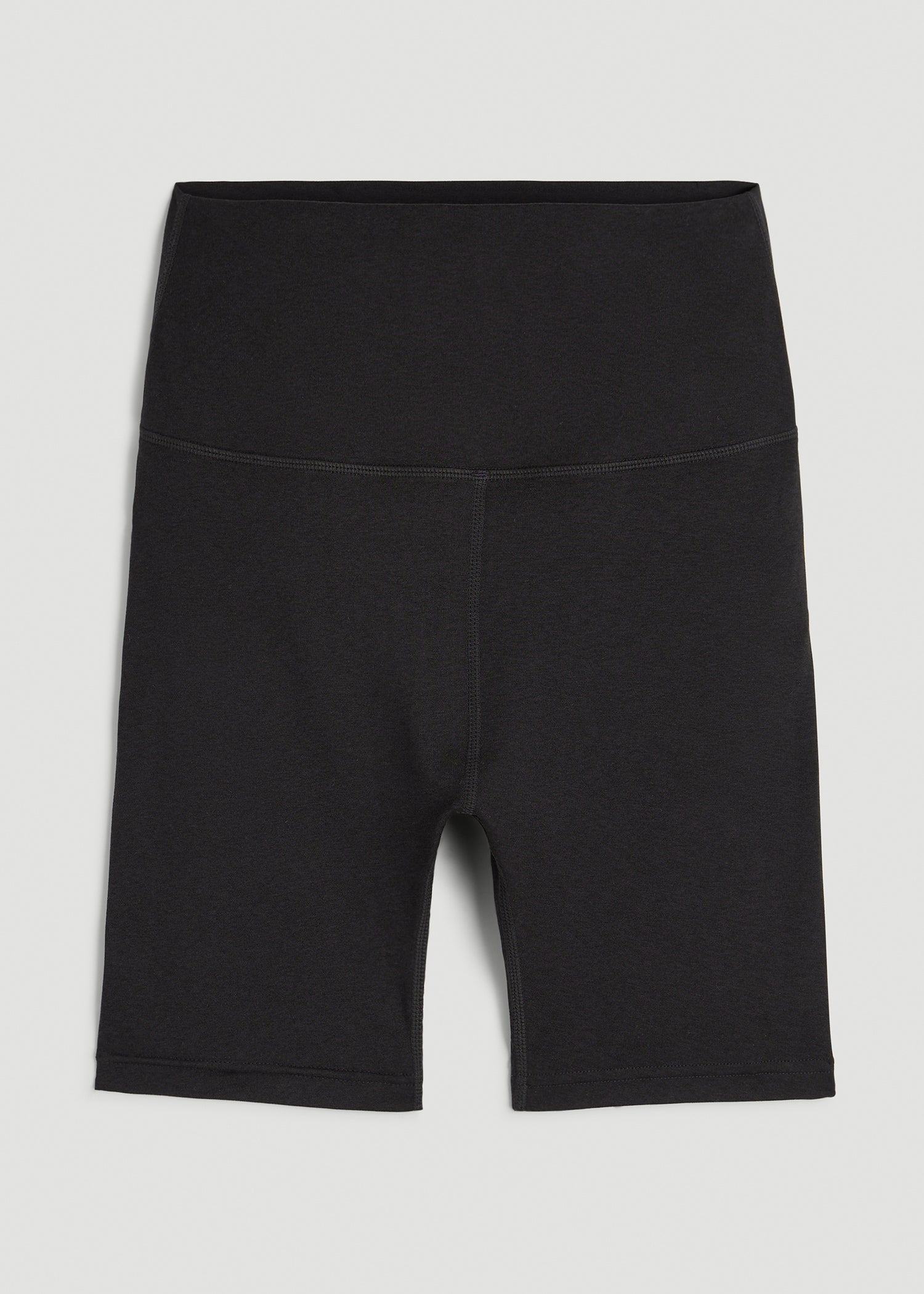 Ultra Soft High Rise Bike Shorts for Tall Women in Black Mix