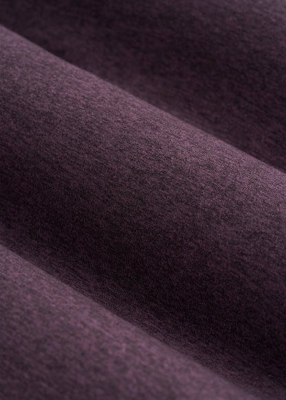 Ultra Soft Flare Yoga Pants for Tall Women in Aubergine Mix