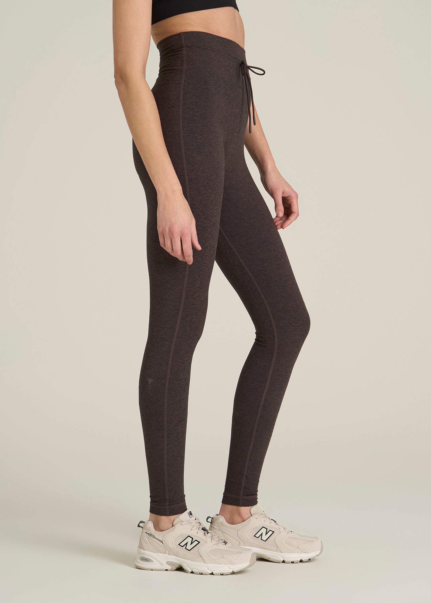 Ultra Soft Yoga Leggings for Tall Women in Espresso Mix