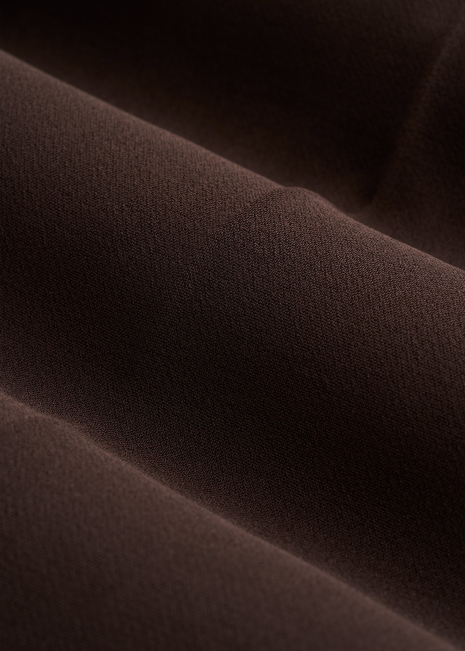 Ultra Wide Crepe Pleated Dress Pants for Tall Women in Espresso