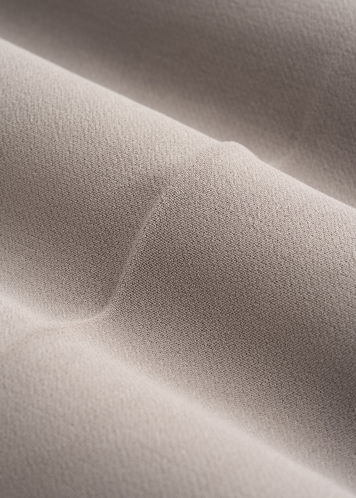 Ultra Wide Crepe Pleated Dress Pants for Tall Women in Moon Rock