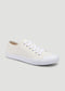 Vulcanized Canvas Sneakers for Tall Women in Marshmallow