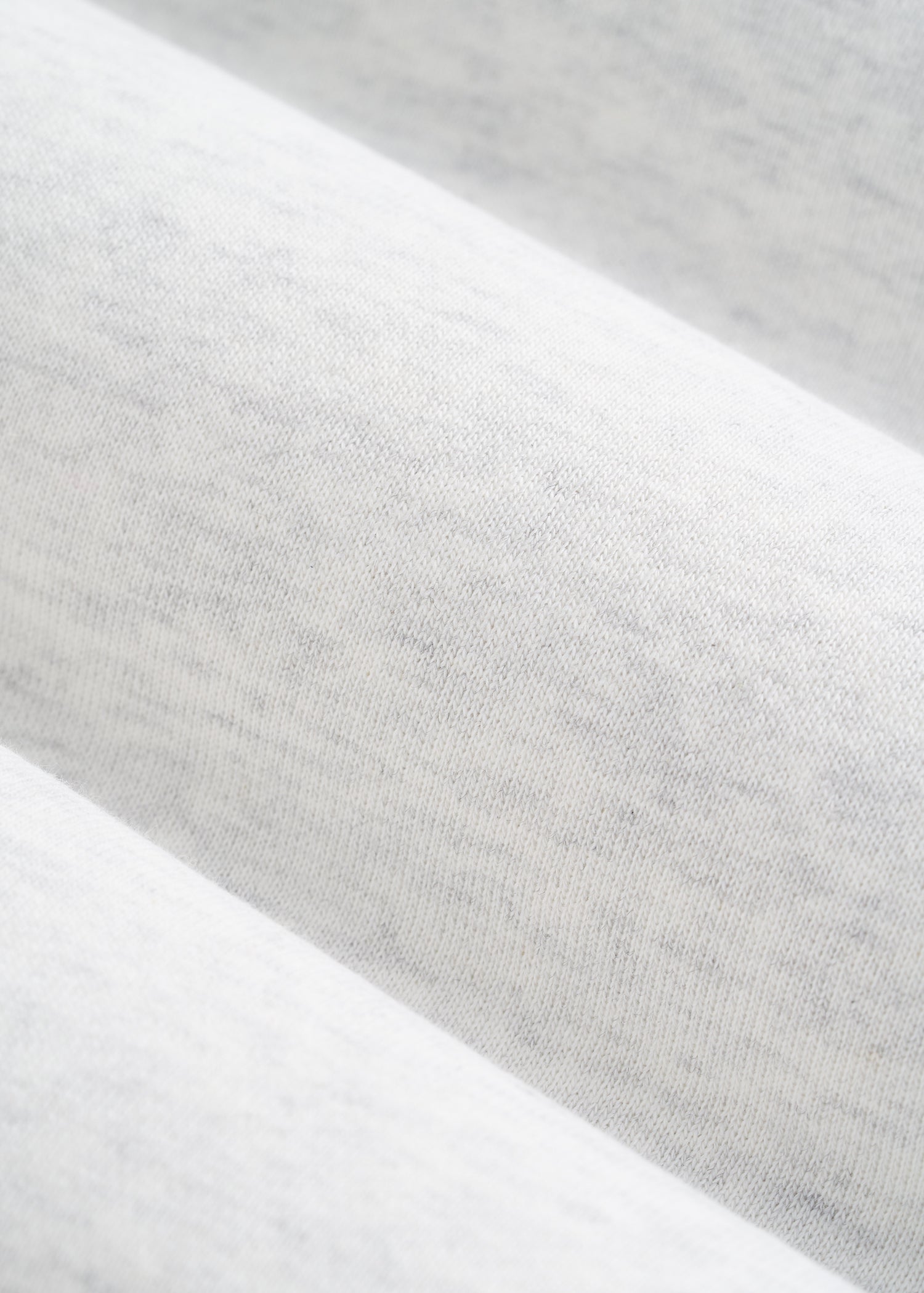 Wearever Fleece Open-Bottom Sweatpants for Tall Women in Heather Cloud White