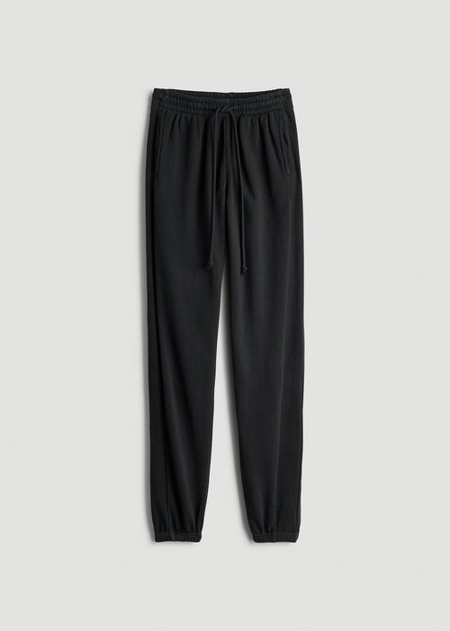 Wearever Fleece Regular Fit Sweatpants for Tall Women in Vintage Black