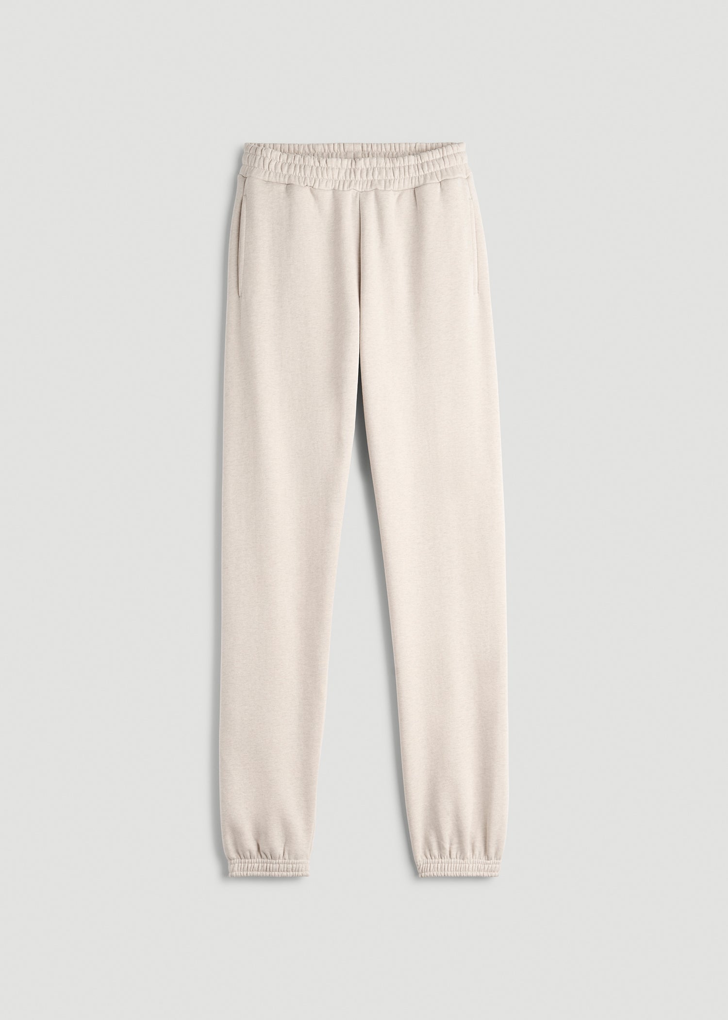Wearever Fleece Relaxed Sweatpants for Tall Women in Oatmeal Mix