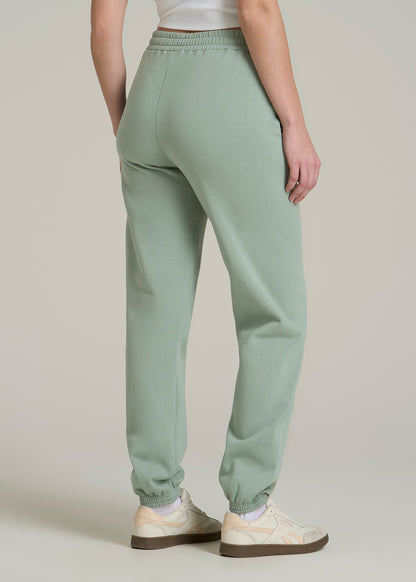 Wearever Fleece Relaxed Sweatpants for Tall Women in Seagrass