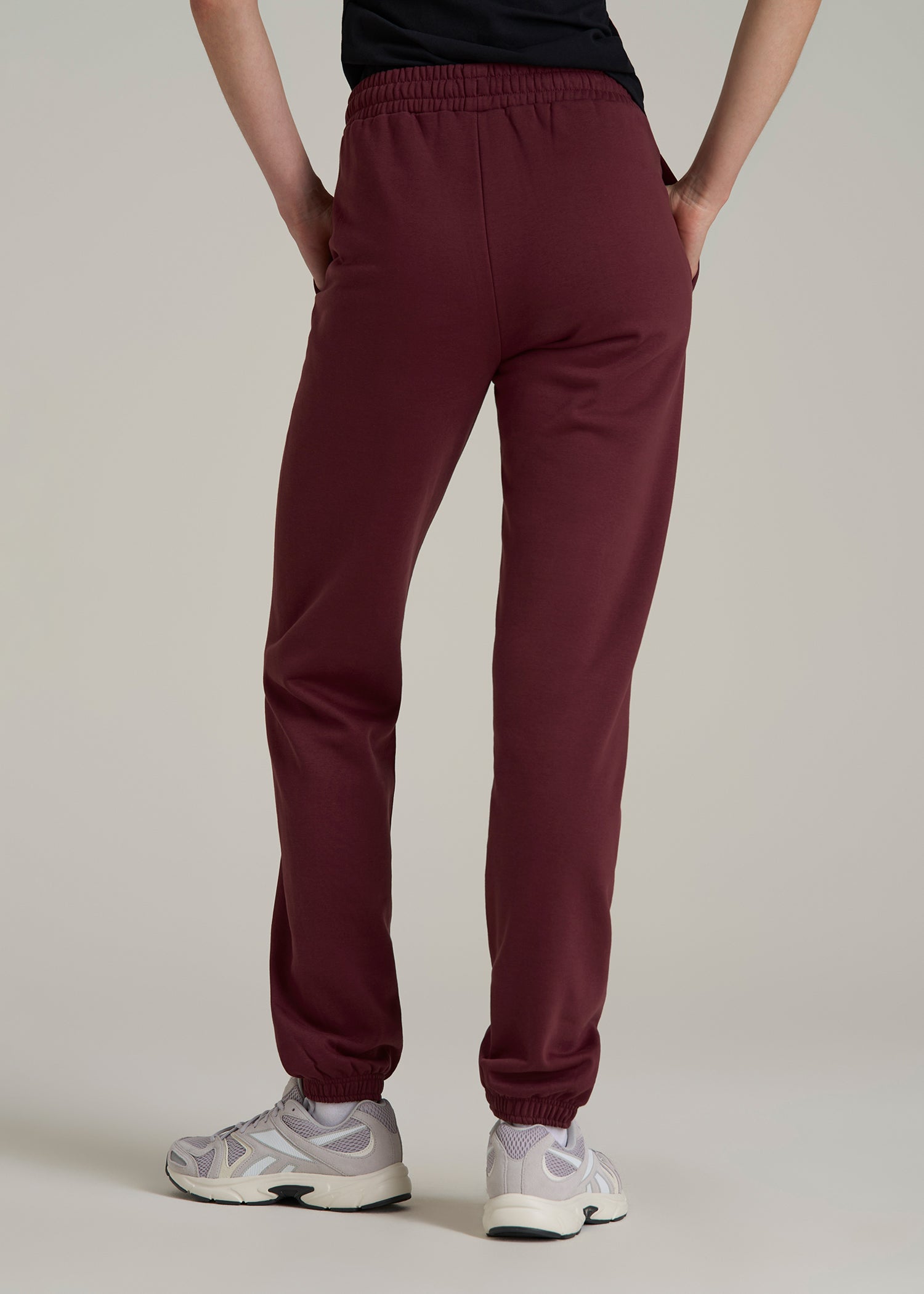 Wearever Fleece Relaxed Sweatpants for Tall Women in Tawny Port