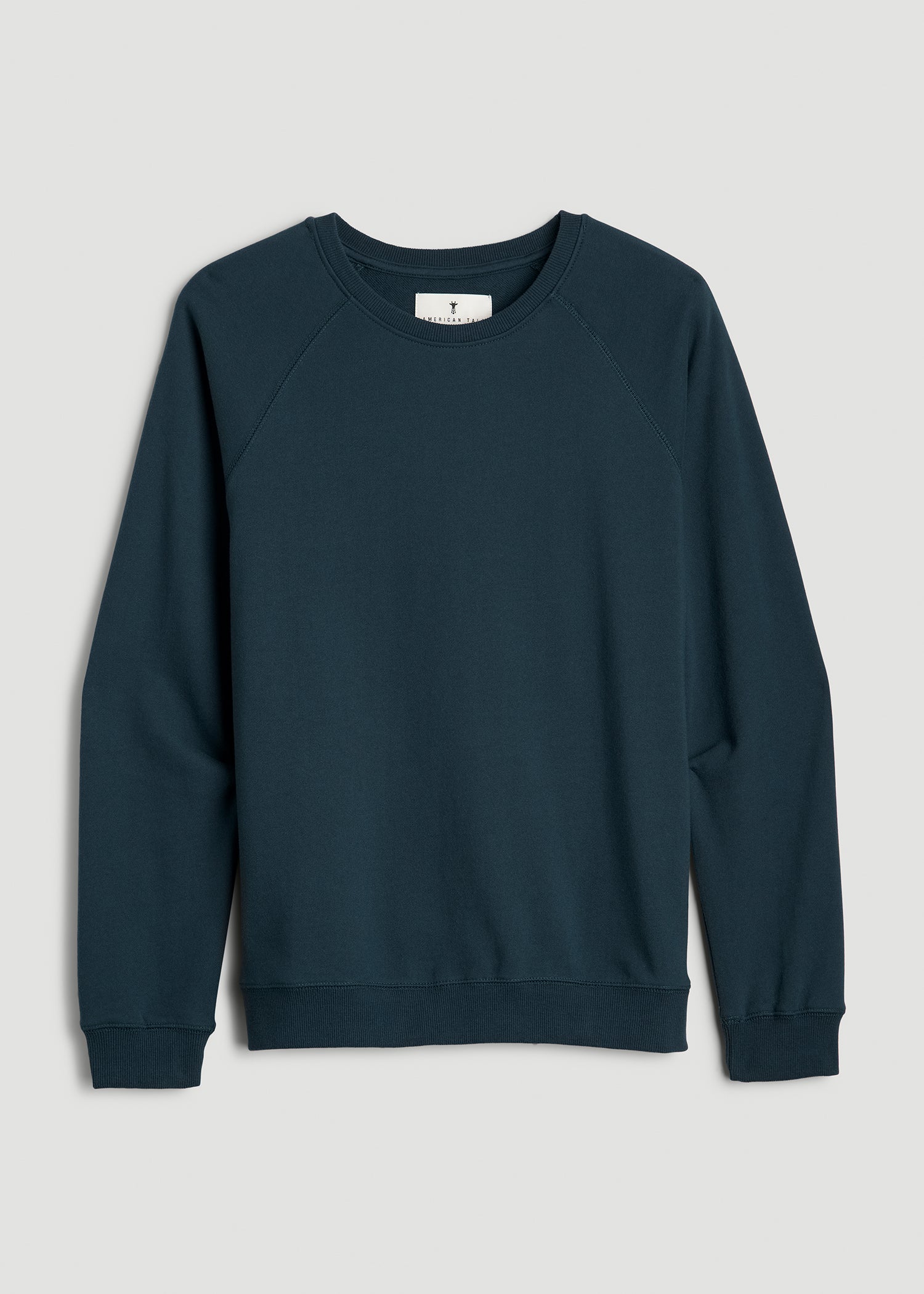 Wearever French Terry Crewneck Sweatshirt for Tall Women in Bright Navy