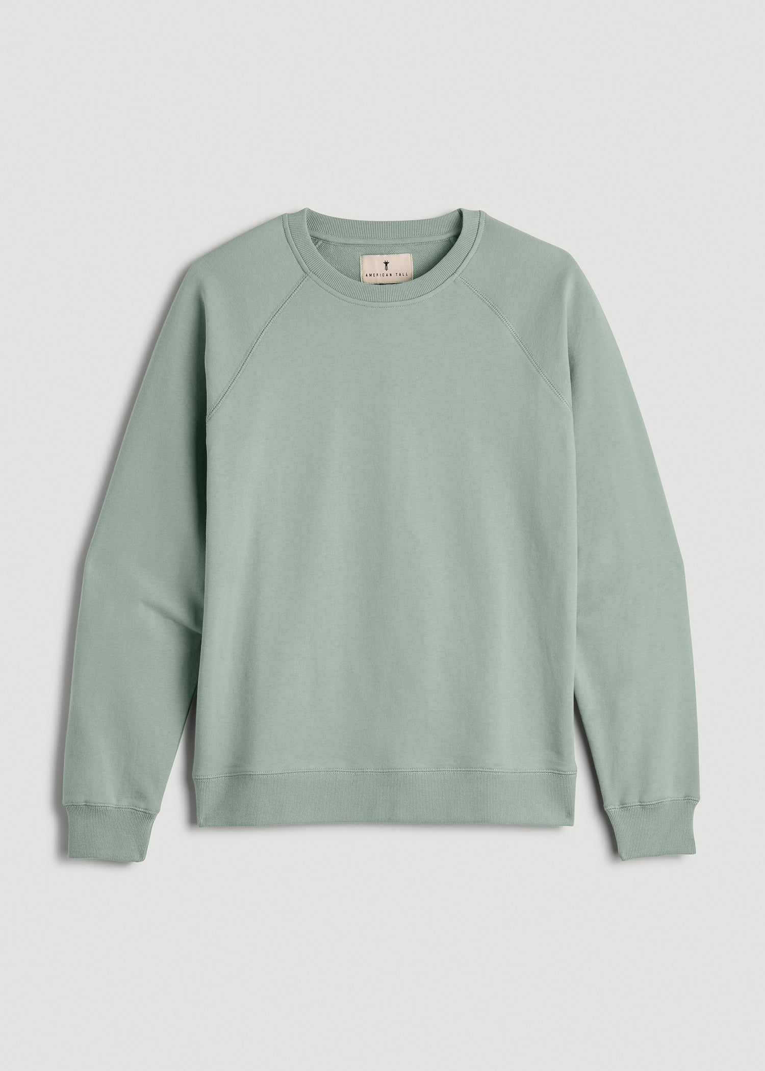 Wearever French Terry Crewneck Sweatshirt for Tall Women in Seagrass