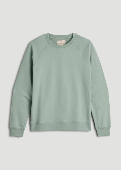 Wearever French Terry Crewneck Sweatshirt for Tall Women in Seagrass