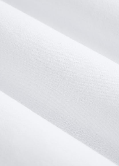 Wearever Fleece Full-Zip Hoodie for Tall Women in Optic White