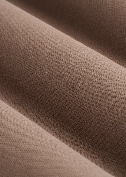 Wearever Fleece Slim Fit High-Waisted Garment Dye Sweatpants for Tall Women in Latte