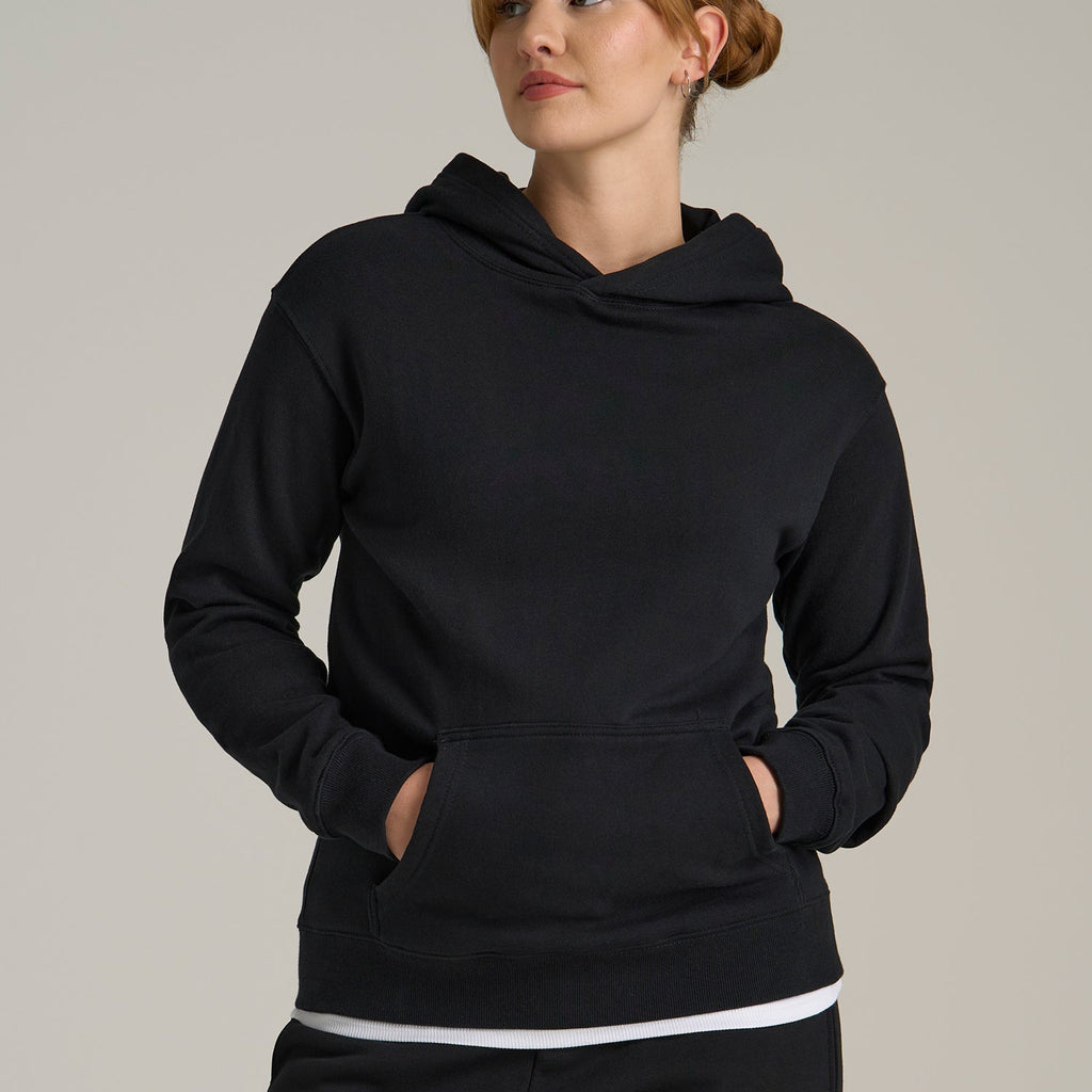 Women's Wearever Tall Cross-Over Hoodie Black American Tall