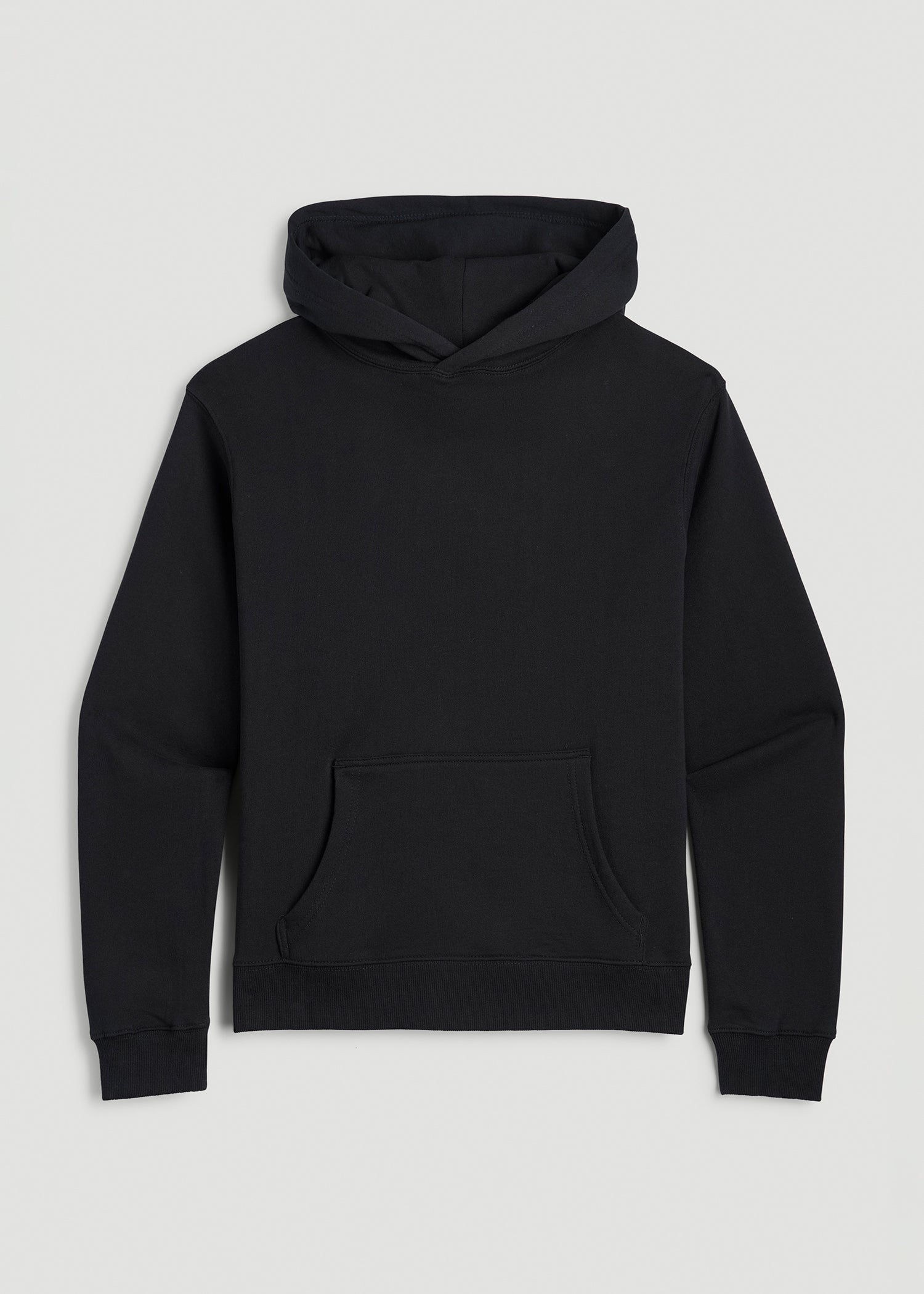 Wearever Fleece Relaxed Fit Hoodie for Tall Women in Black