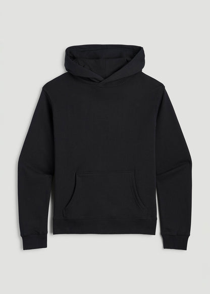 Wearever Fleece Relaxed Fit Hoodie for Tall Women in Black