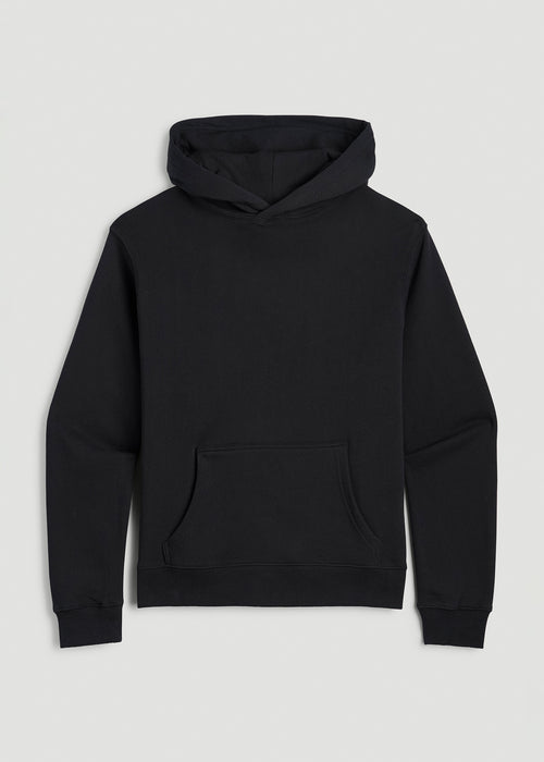 Wearever Fleece Relaxed Fit Hoodie for Tall Women in Black